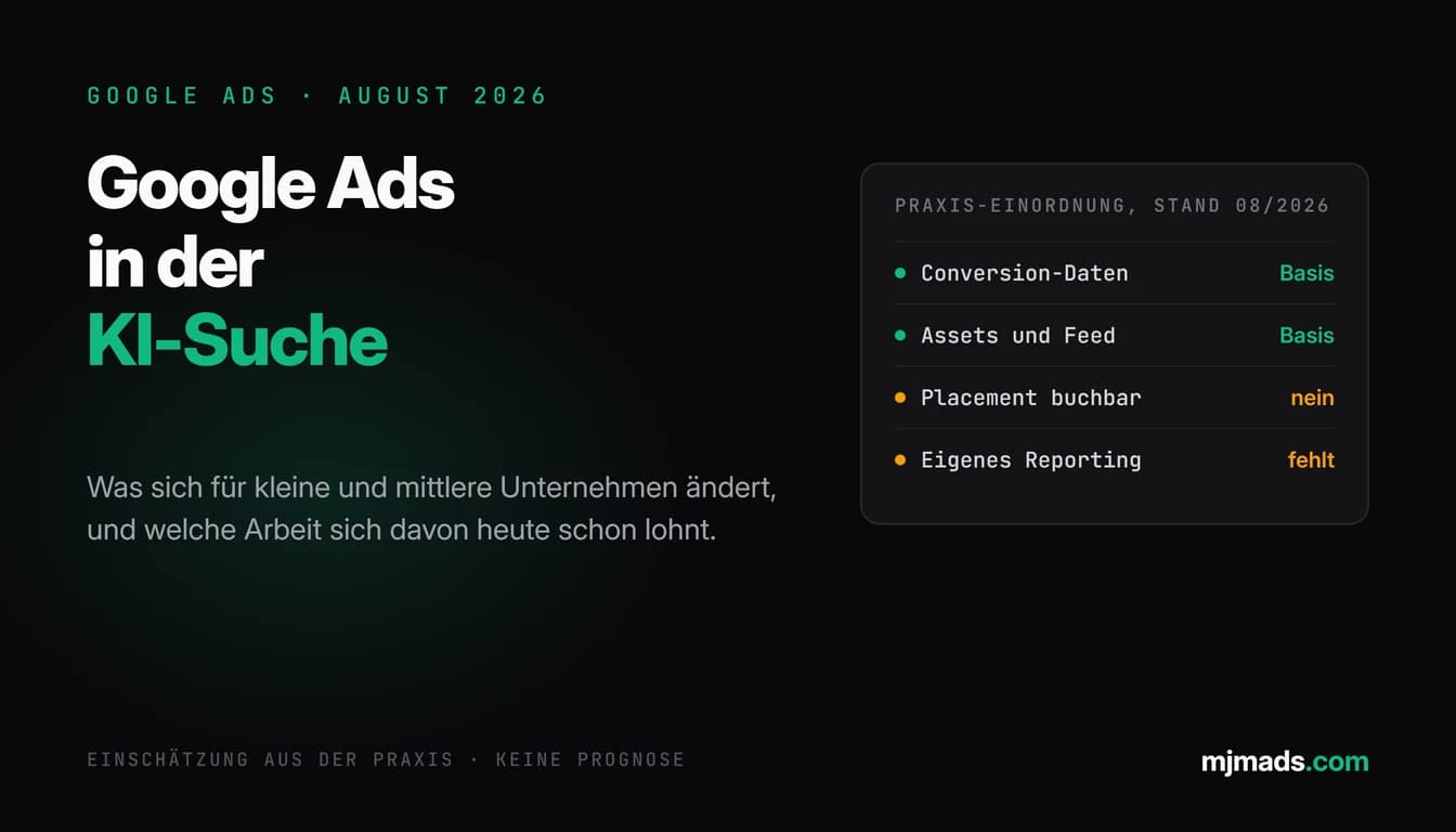 Google Ads in der KI-Suche: Praxis-Einordnung für kleine und mittlere Unternehmen